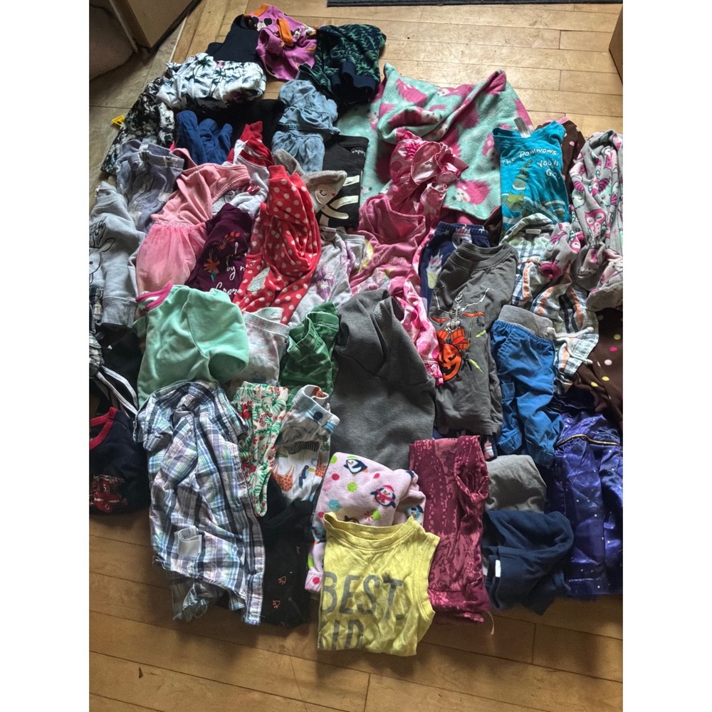 Curated Toddler Mixed Brand Clothing Lot 2T Multi-Color 30+ Piece Bundle